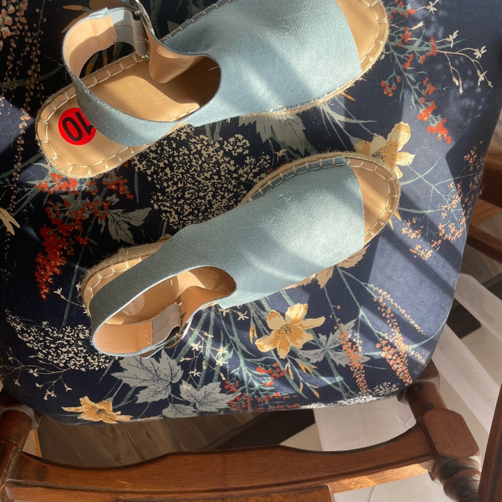 Catherine Malandrino Light Blue Espadrilles - Picture 4 of 7